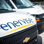 The front of an Enervise van.